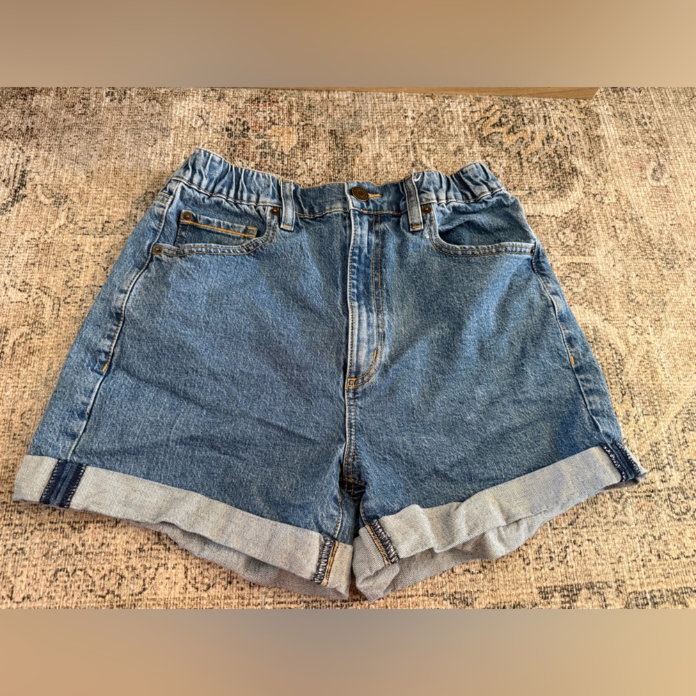 Garage denim 80s mom shorts